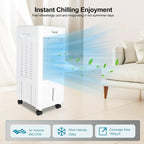 Portable air conditioners w/remote, 4 modes & 3 speeds,waterless alert system Variety shop