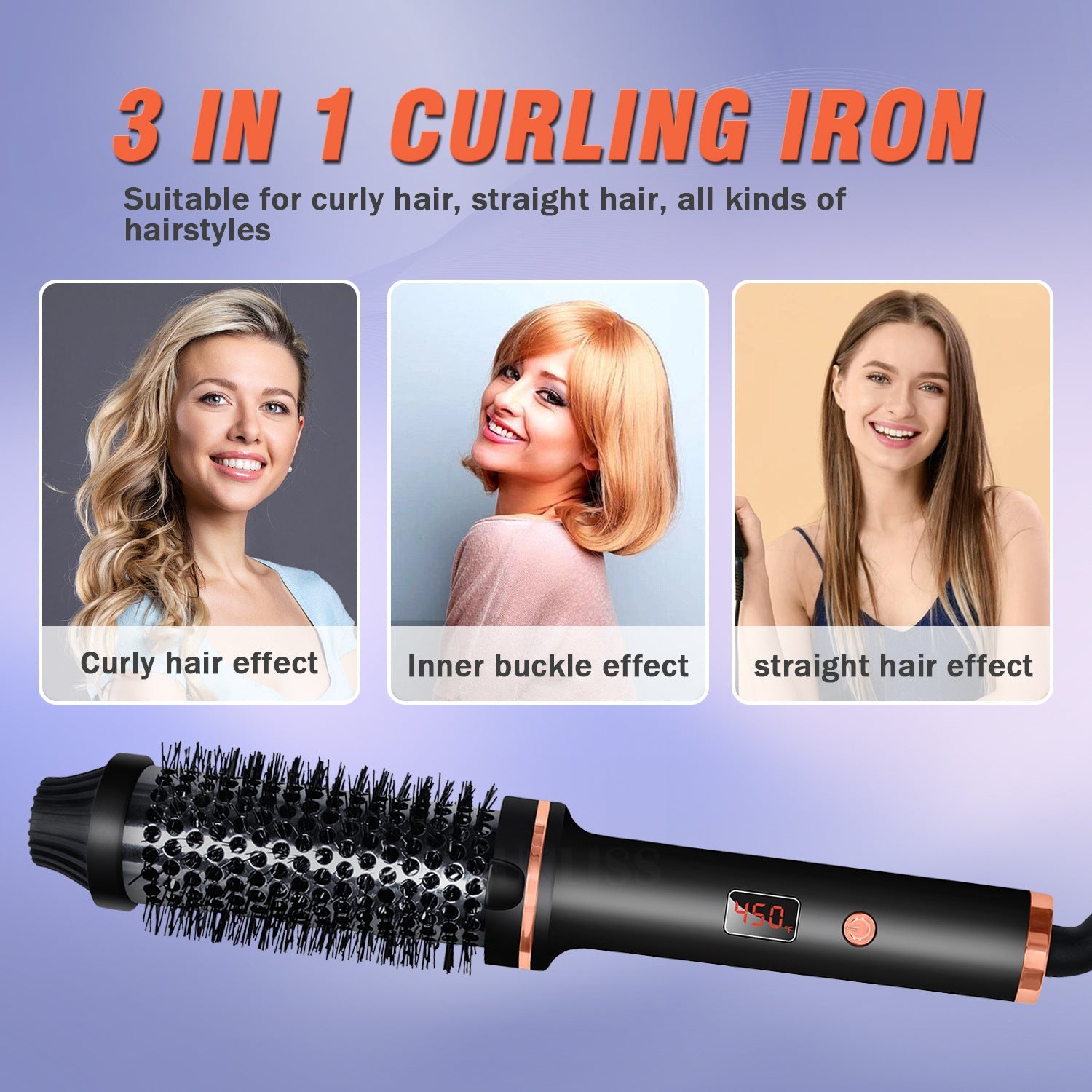 Hair Curler And Straightener Dual-use Hair Curler variety store