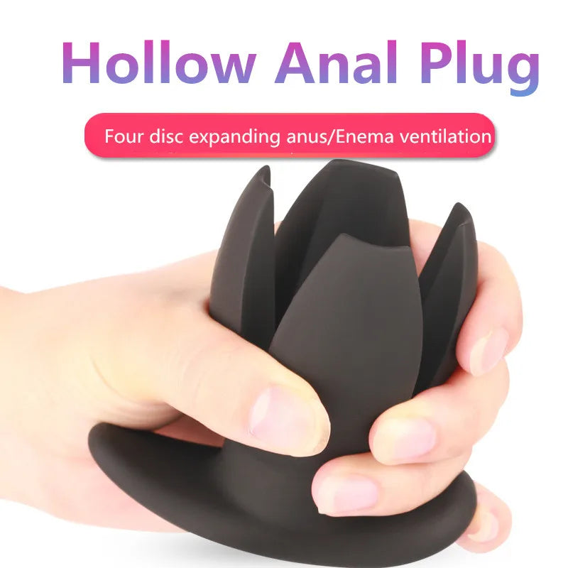 Dildo Butt Plug Anal Dilator Soft Speculum Enema Hollow Anal Plug Masturbation Prostata Massager Adult Sex Toy For Woman Men Gay Variety shop