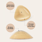 Double-Sided Sticky Bra Pads Women Summer Ultra Instant Push Up Bra Pads Reusable Padded Inserts Strapless Lift For Swimsuit Variety store