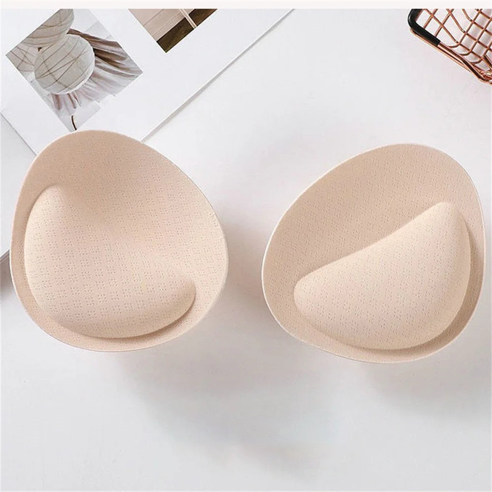 6cm Thicked Push Up Bra Pads Inserts Women Underwear Breast Lift Breathable Latex Padded Bra Pad Lining Swimsuit Bra Insert Variety store