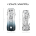 Male Masturbator Cup Soft Pussy Sex Toys Transparent Vagina Adult Endurance Exercise Adult supplies Vacuum Pocket Cup for Men Variety shop