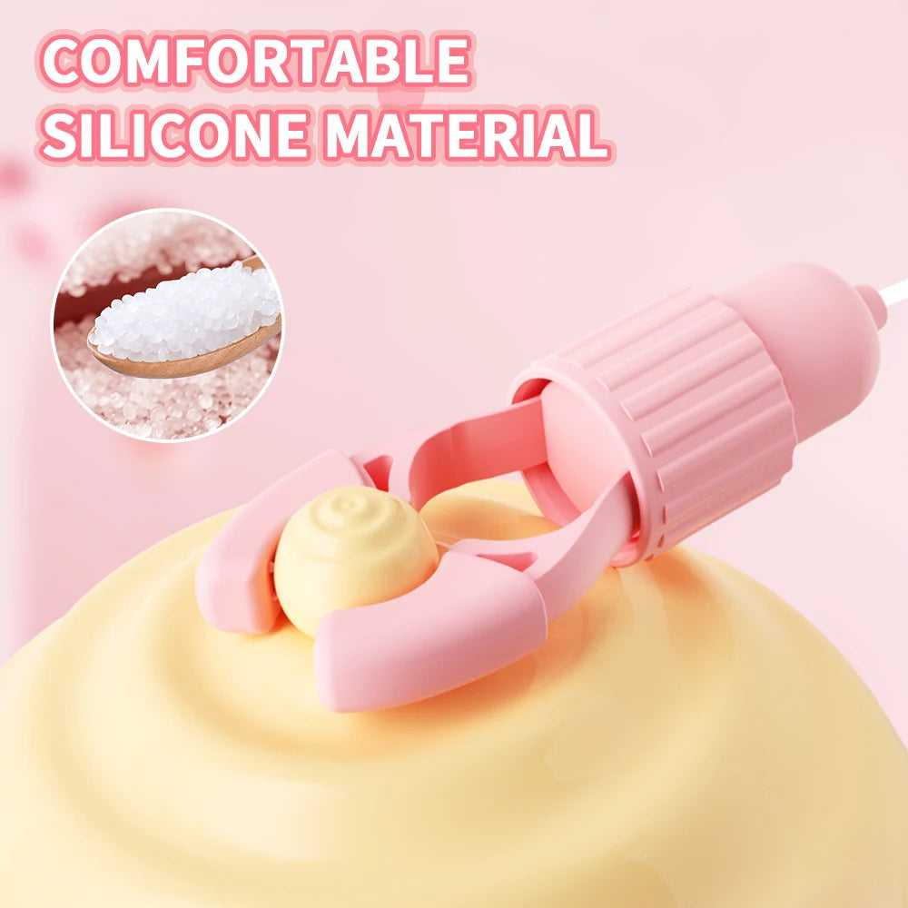 Vibrating Nipple Clamp Tongue Licking Sucking Vibrator For Women Breast Massage Variety shop