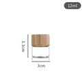 Transparent Storage Tank Glass Sealed Spice Jars Dispensing Bottles with Wood Lids Food Storage Sealing Jar Storage Tool variety store