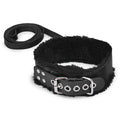 BDSM Collar Leather And Leash Plush Fetish Bondage Sex Necklace SM Toys Restraints Sex Toys For Adults Couples Games Variety shop