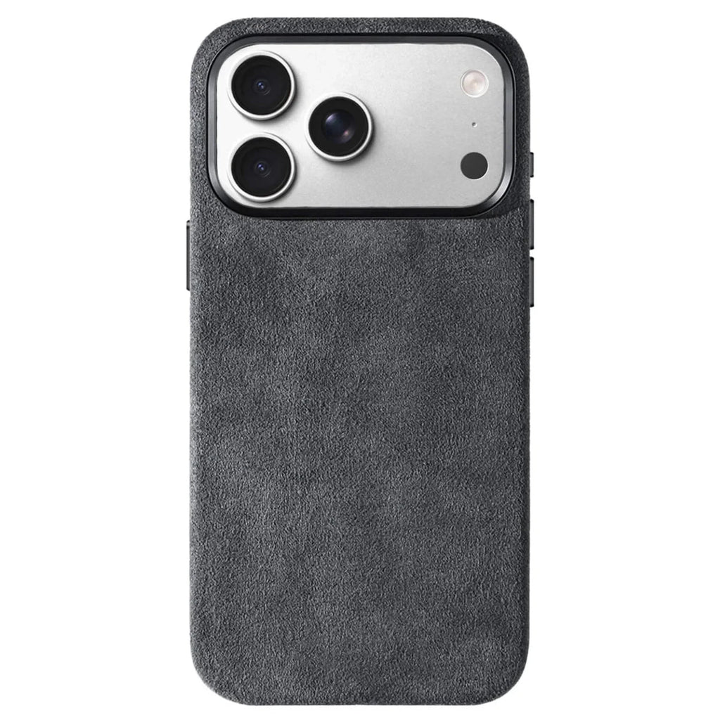 Italian Alcantara Magnetic Case for iPhone MagSafe Case Smart Button Protective Cover variety store