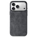Italian Alcantara Magnetic Case for iPhone MagSafe Case Smart Button Protective Cover variety store