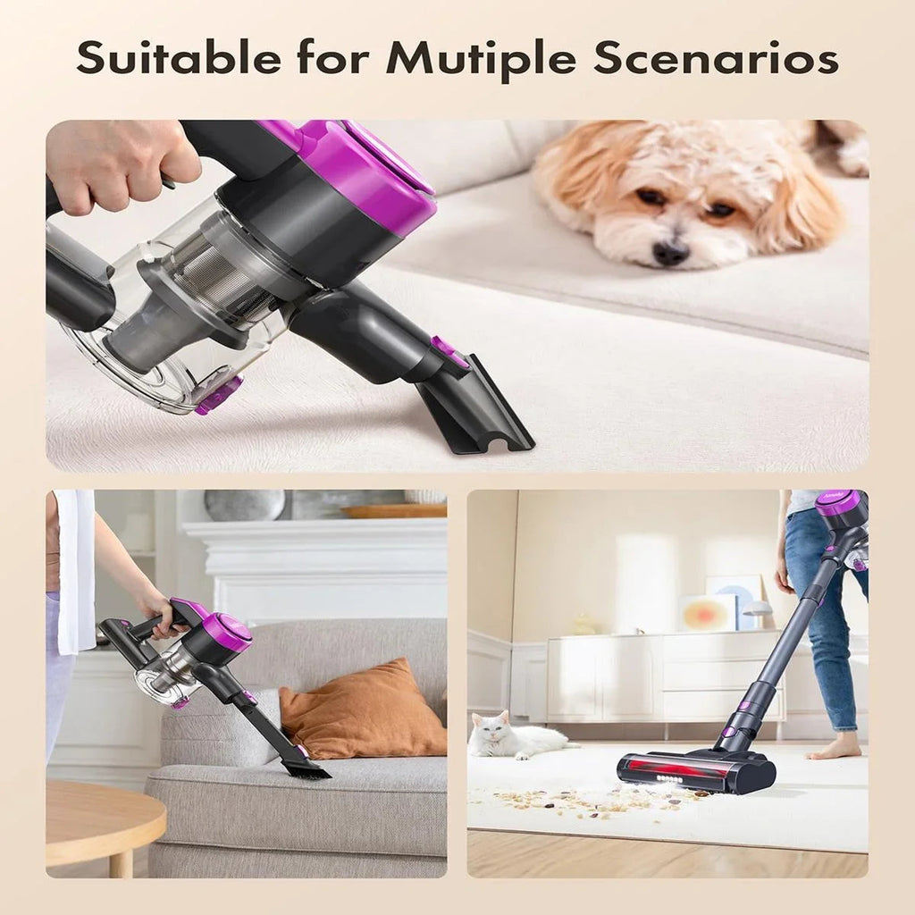 Cordless Vacuum Cleaner 23KPa 48mins Powerful Suction Vacuum LED Display variety store