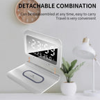Wireless Charger Pad Stand with Alarm Clock Thermometer variety store