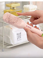 1pc Self-cleaning Hair Comb Anti Static Retractable One-pull Massage Brush Rotating Lifting Hairbrush Safety Airbag Combs Barber Variety store