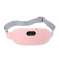 Electric Waist Massage Period Cramp Massager Vibrating Heating Belt for Menstrual Waist Stomach Abdominal Warm Palace Belt Variety shop