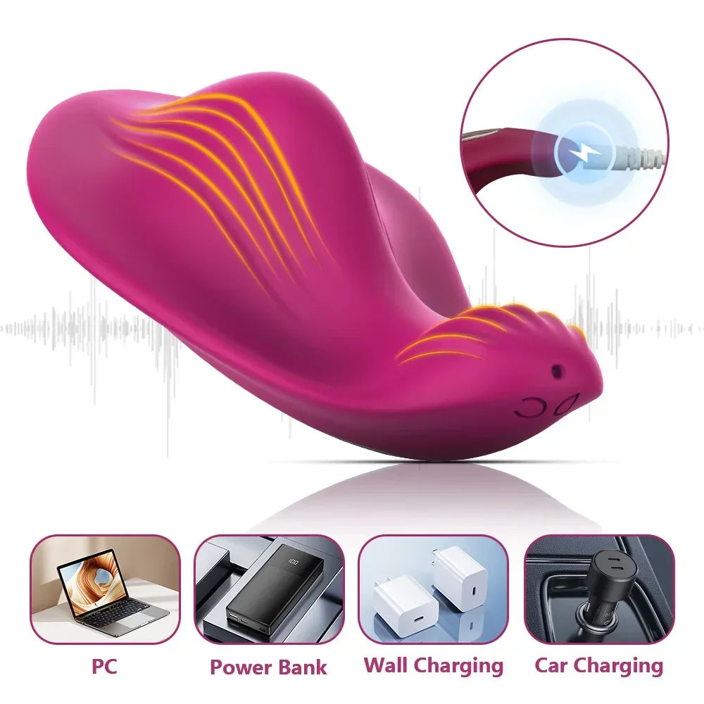 Mini Clitoris Vibrator Female Wearable Panties Vibrator Clit Stimulator APP Control Aldult Sex Toy for Women Couples Masturbator Variety shop