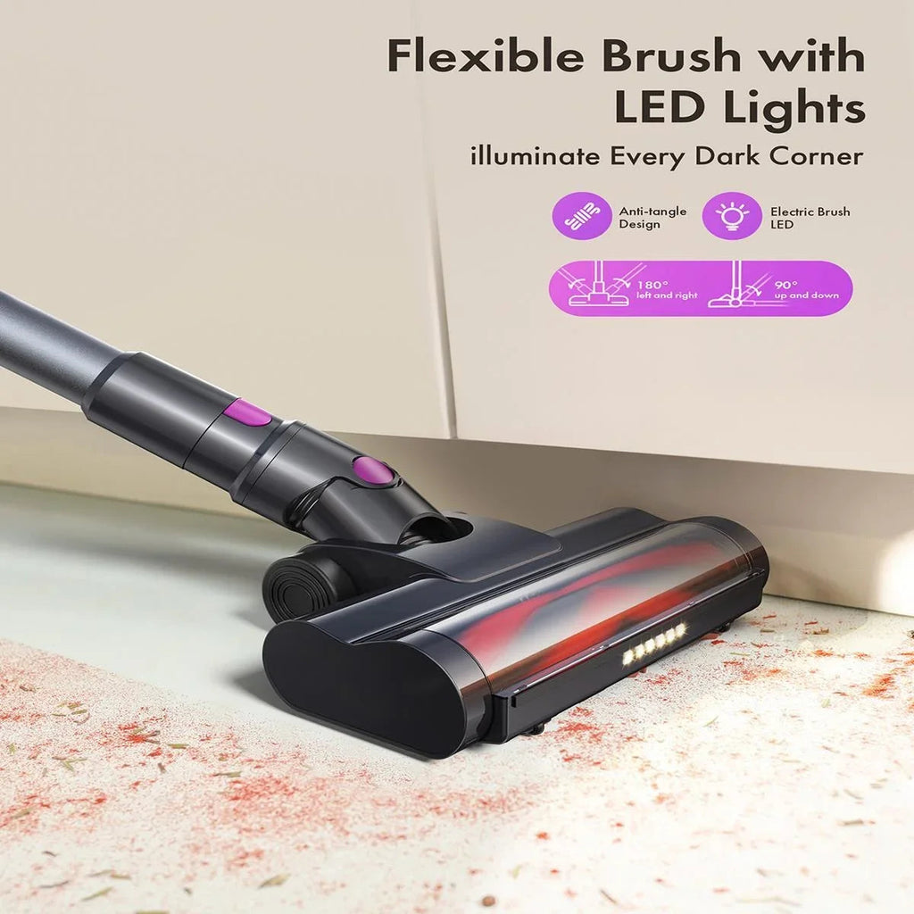 Cordless Vacuum Cleaner 23KPa 48mins Powerful Suction Vacuum LED Display variety store