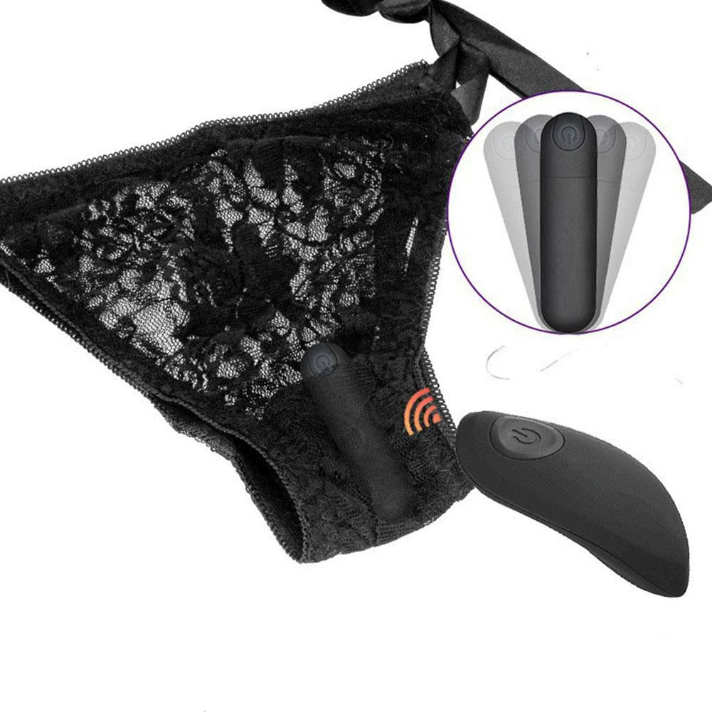 Remote Control Vibrator Bullet Panties for Women Travel Size Underwear Massager for Pleasure- G Spot Vibrating Panties Sex Toys Variety shop
