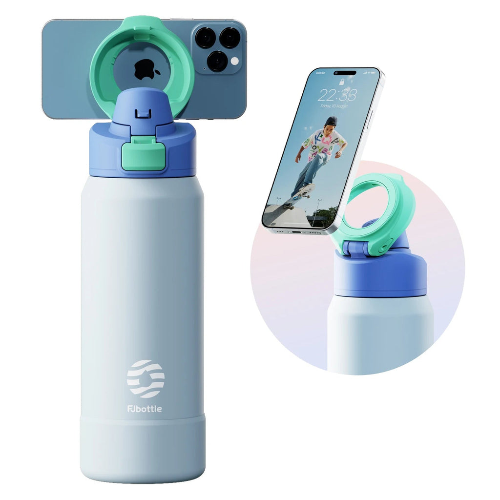 Magnetic Thermos 950ml  Stainless Steel Sports Water Bottle with Magnetic Phone Holder variety store