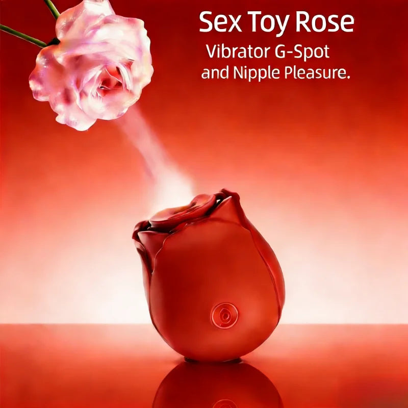 Vagina Sucking Vibrator for Women's Spring Rose Shape Intimate Good Nipple Sucker Variety shop