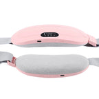 Electric Waist Massage Period Cramp Massager Vibrating Heating Belt for Menstrual Waist Stomach Abdominal Warm Palace Belt Variety shop