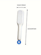 1pc Self-cleaning Hair Comb Anti Static Retractable One-pull Massage Brush Rotating Lifting Hairbrush Safety Airbag Combs Barber Variety store