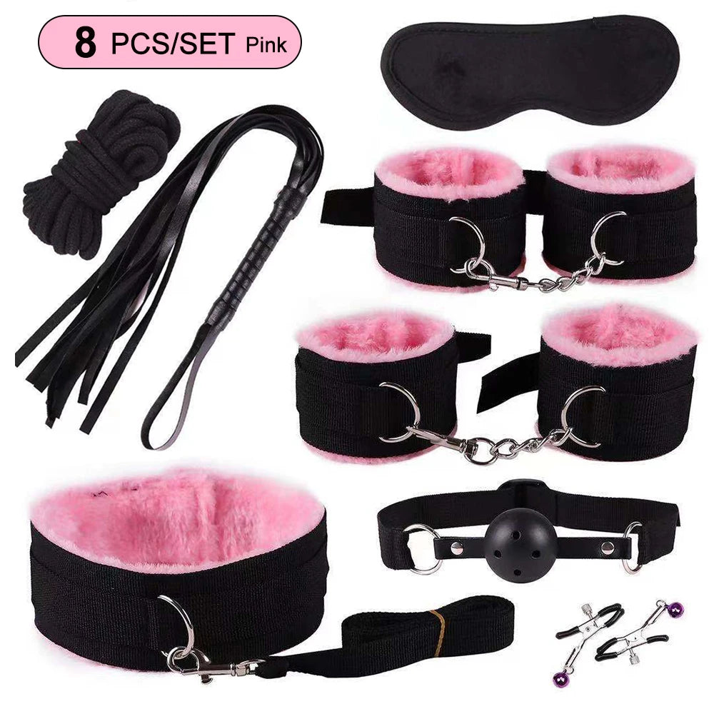 BDSM Kits Sex Bondage Vibrators Sex toys for Couples Adult Variety shop