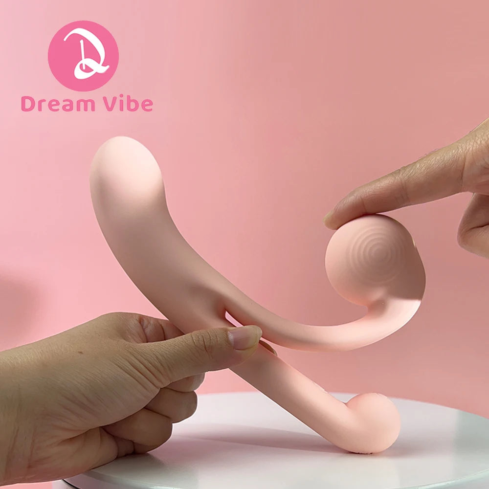 Snail Dildo Vibrator Adjustable Clit Fit Penetration G-Spot Dual Motors Pleasure Women Sex Toy Double Stimulation Toy Love 18+ Variety shop