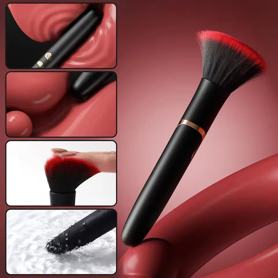 Vibrating Makeup Brush Massager Strong Shock Female Orgasm Clitoral Stimulator 7 Speed AV Wand Vibrator Adult Sex Toys for Women Variety shop