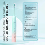 Xiaomi Electric Ultrasonic Toothbrush Six Speed Mode Soft Hair USB Charging Waterproof variety store