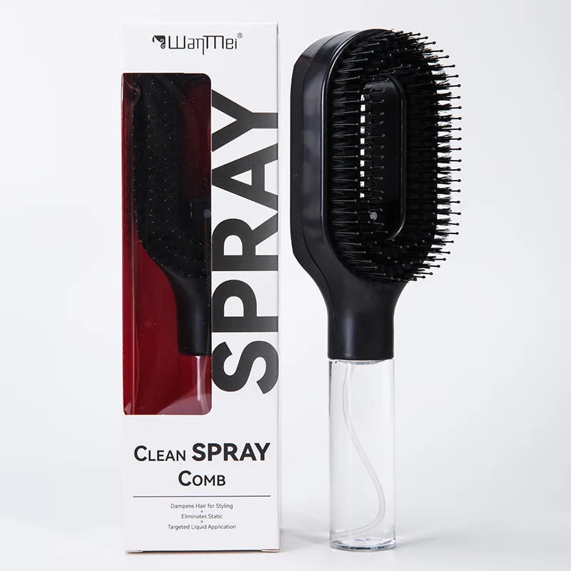 2in1 Sprayer Comb Detangling Scalp Massage Hairbrush with Spray Bottle Essential Oil Water Mist Spray Brush Anti-static Autumn Variety shop