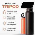 24 Oz Insulated Stainless Steel Sports Bottle Insulated Mug with Magnetic Phone Holder variety store