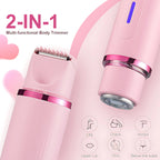 Woman Hair Trimmer Electric Razor Dual-Head 2 IN 1 Design variety store
