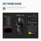 Seeker Ergonomic Vertical Mouse with OLED Screen 4000DPI Rechargeable 1000mA variety store