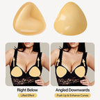 Double-Sided Sticky Bra Pads Women Summer Ultra Instant Push Up Bra Pads Reusable Padded Inserts Strapless Lift For Swimsuit Variety store