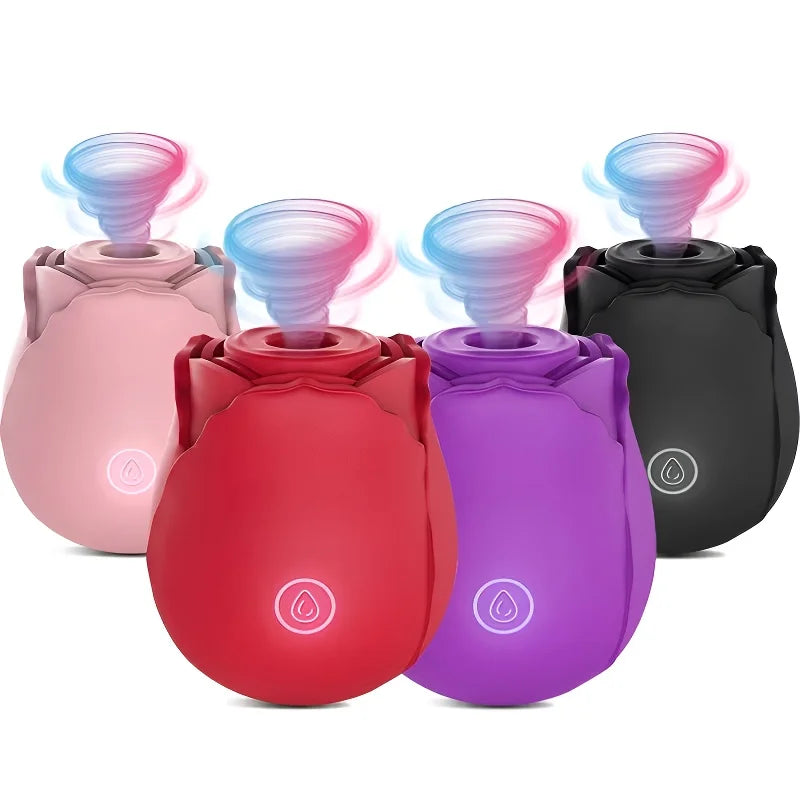 Vagina Sucking Vibrator for Women's Spring Rose Shape Intimate Good Nipple Sucker Variety shop
