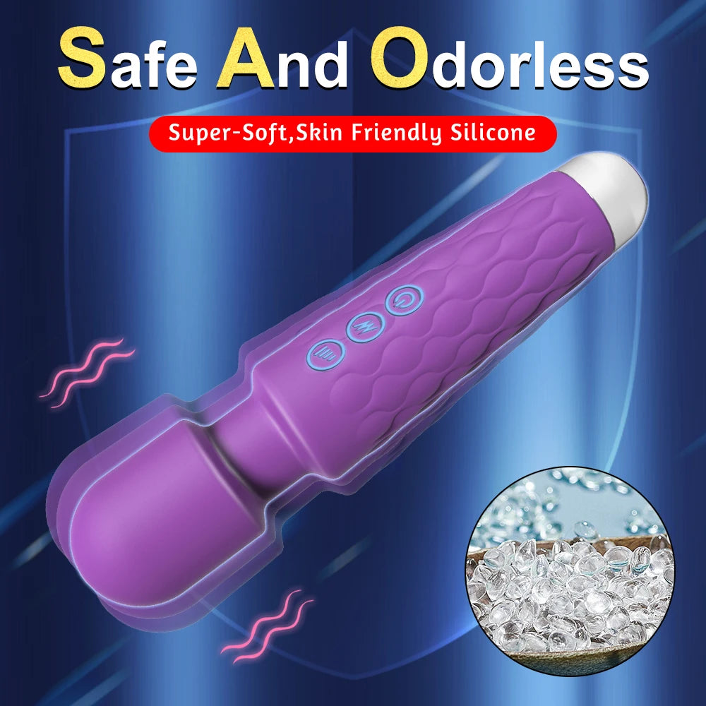 Powerful Vibrating AV Vibrator Magic Wand Clitoris Stimulator Sex Toys for Women G Spot Massager Adult Female Sex Erotic Product Variety shop