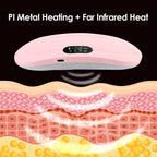 Electric Waist Massage Period Cramp Massager Vibrating Heating Belt for Menstrual Waist Stomach Abdominal Warm Palace Belt Variety shop