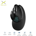 Seeker Ergonomic Vertical Mouse with OLED Screen 4000DPI Rechargeable 1000mA variety store