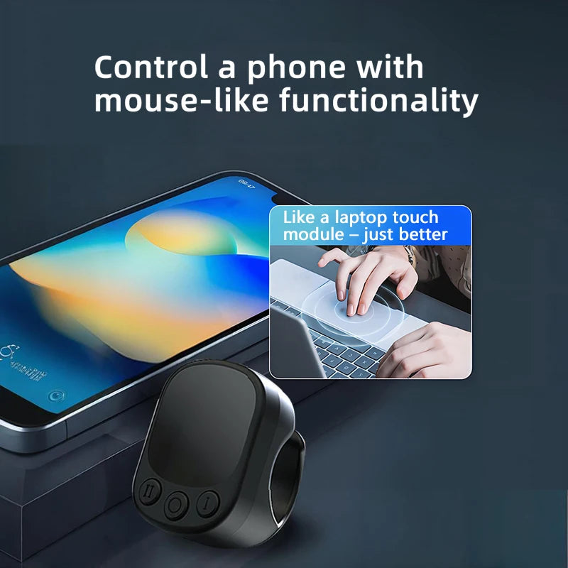 Tiktok Scrolling Ring Remote Control Touchpad Camera Shutter Mouse Ring for Short Video variety store