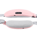 Electric Waist Massage Period Cramp Massager Vibrating Heating Belt for Menstrual Waist Stomach Abdominal Warm Palace Belt Variety shop