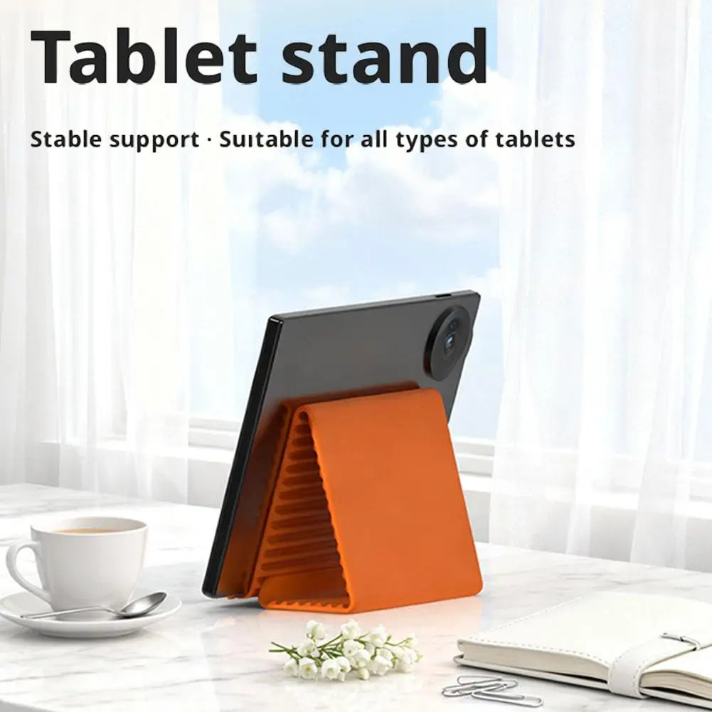 Flexible Folding Phone Holder Creative Foldable Desktop Stand Silicone Anti Slip variety store