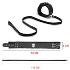BDSM Collar Leather And Leash Plush Fetish Bondage Sex Necklace SM Toys Restraints Sex Toys For Adults Couples Games Variety shop