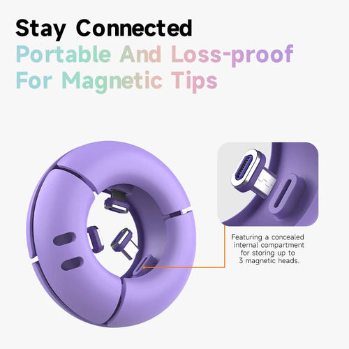MOSHOU 240W Magnetic Data Cable Storage Magnetic Plug Charger Organizer variety store