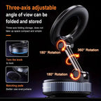 Magnetic Car Phone Holder 360 Degree Rotation Vacuum Adsorption Strong Suction Holder variety store