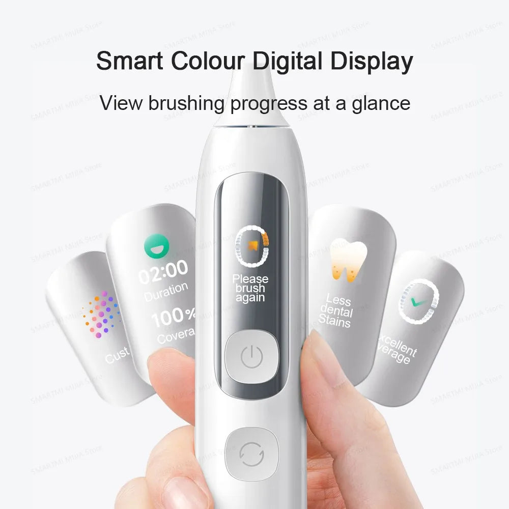 Smart Servo-Oscillation Electric Toothbrush Pro,IPX8 Waterproof & Travel Lock, variety store