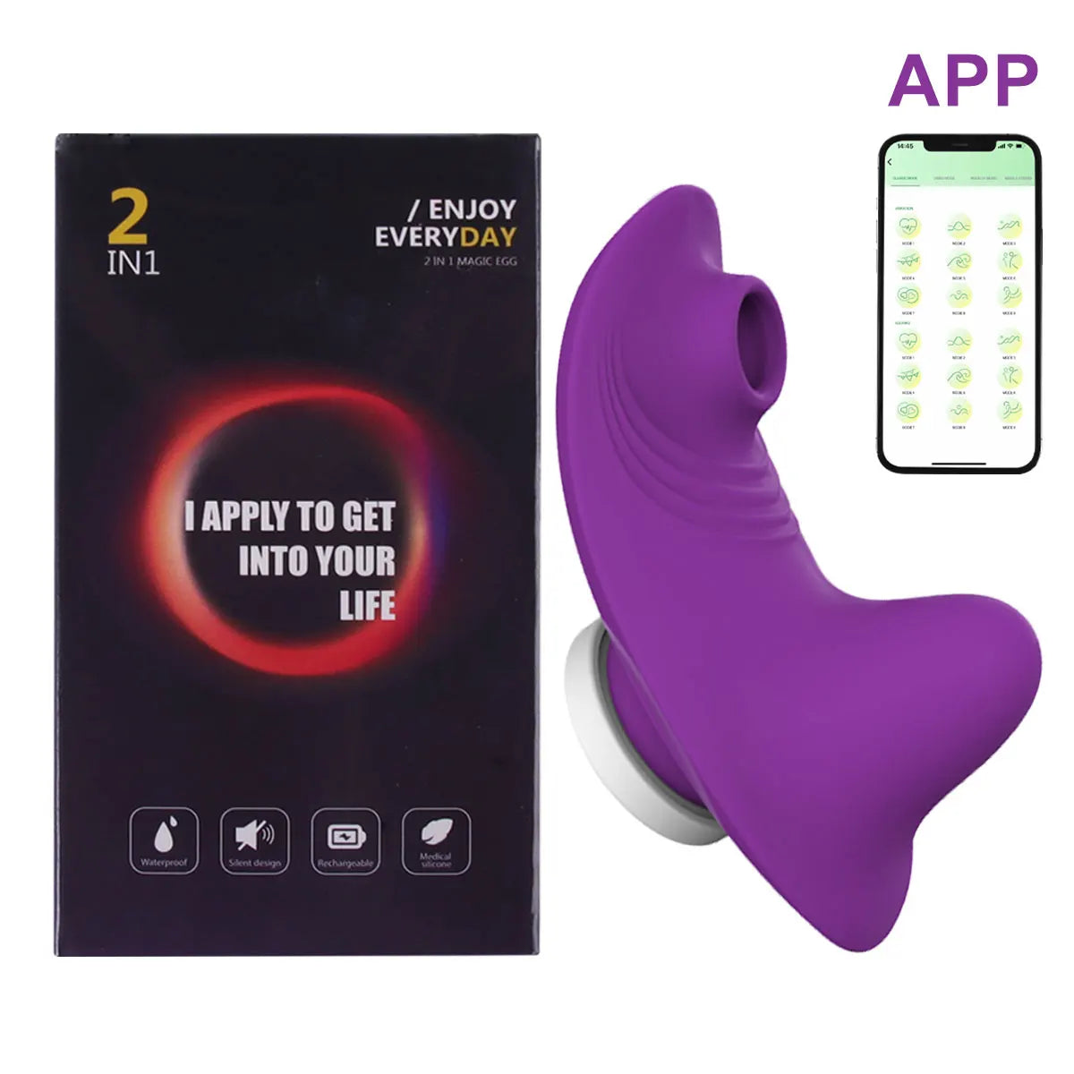 Wearable Mini Vibrator For Women Clitoris Sucker App Bluetooth Remote Control Vibro On Sexy Panties Adults Sex Toys Stimulator Variety shop