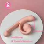 Snail Dildo Vibrator Adjustable Clit Fit Penetration G-Spot Dual Motors Pleasure Women Sex Toy Double Stimulation Toy Love 18+ Variety shop