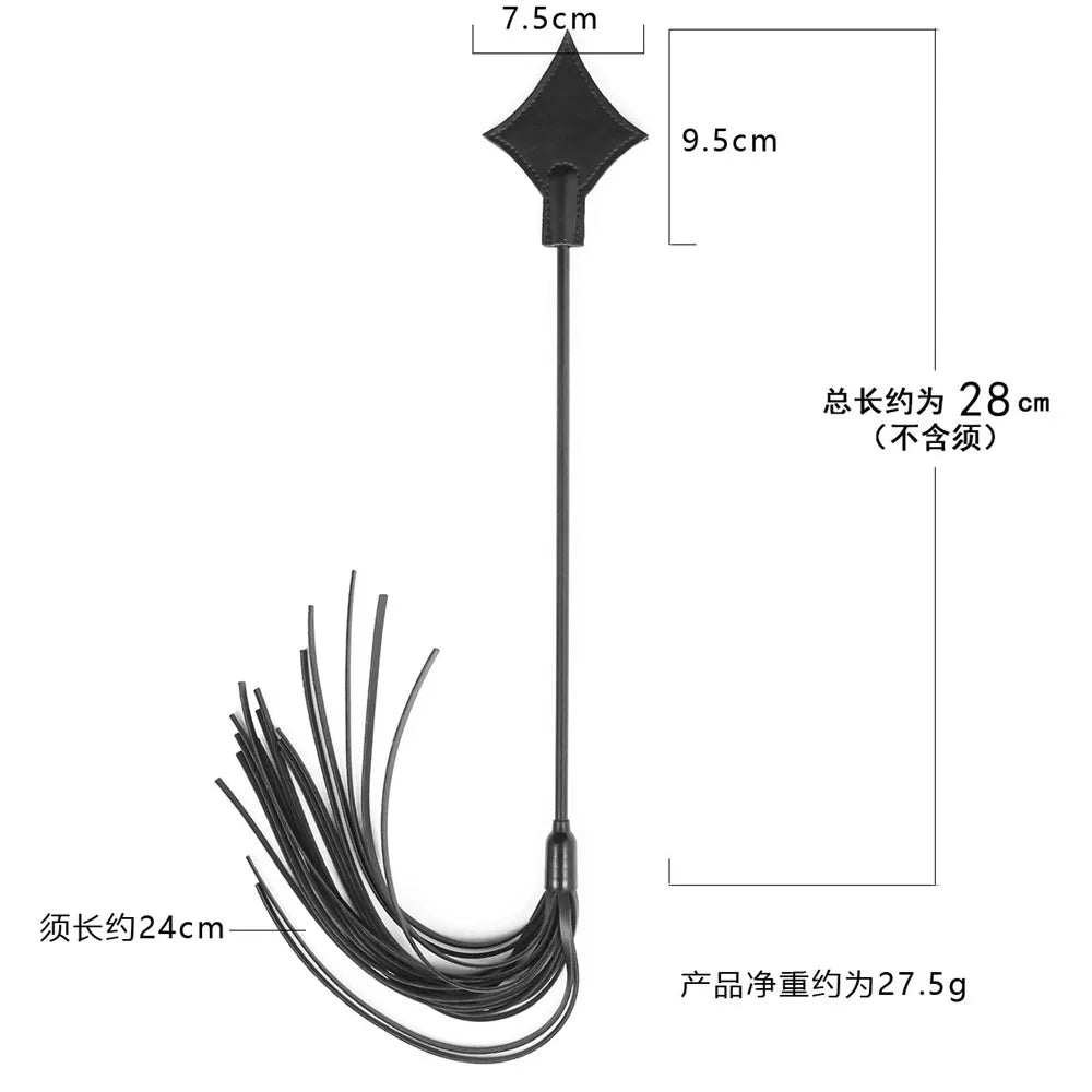 Erotic Accessories BDSM Bondage Slave Whip Restraints Fetish Spanking Flogger Whip Adults Games Sex Toys For Women Men Sexy Variety shop