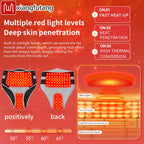 Red Light Heating Menstrual Period Pad  for Women Cramps Massager Heat Therapy Wrap for Abdomen Pain and Cramps Relief Variety shop
