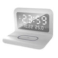 Wireless Charger Pad Stand with Alarm Clock Thermometer variety store