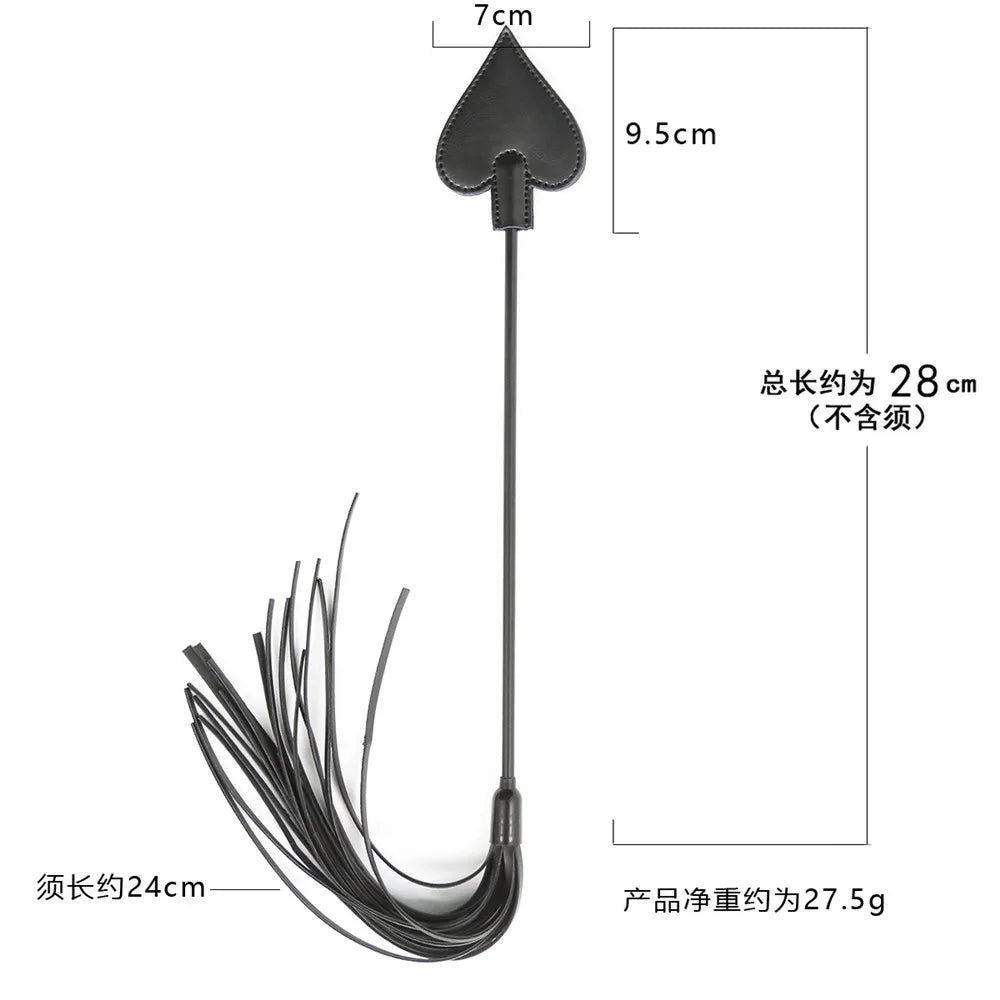 Erotic Accessories BDSM Bondage Slave Whip Restraints Fetish Spanking Flogger Whip Adults Games Sex Toys For Women Men Sexy Variety shop