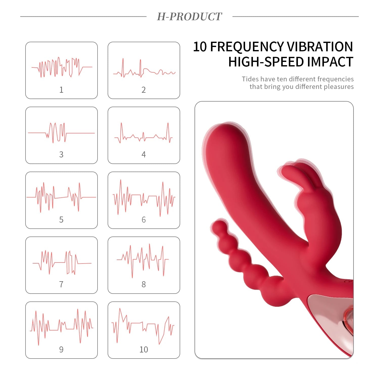 3 In 1 Dildo Rabbit Vibrator for Women G-Spot Orgasm Masturbator Anal Plug Clitoris Stimulator Female Masturbation Sex Toys 18 Variety shop