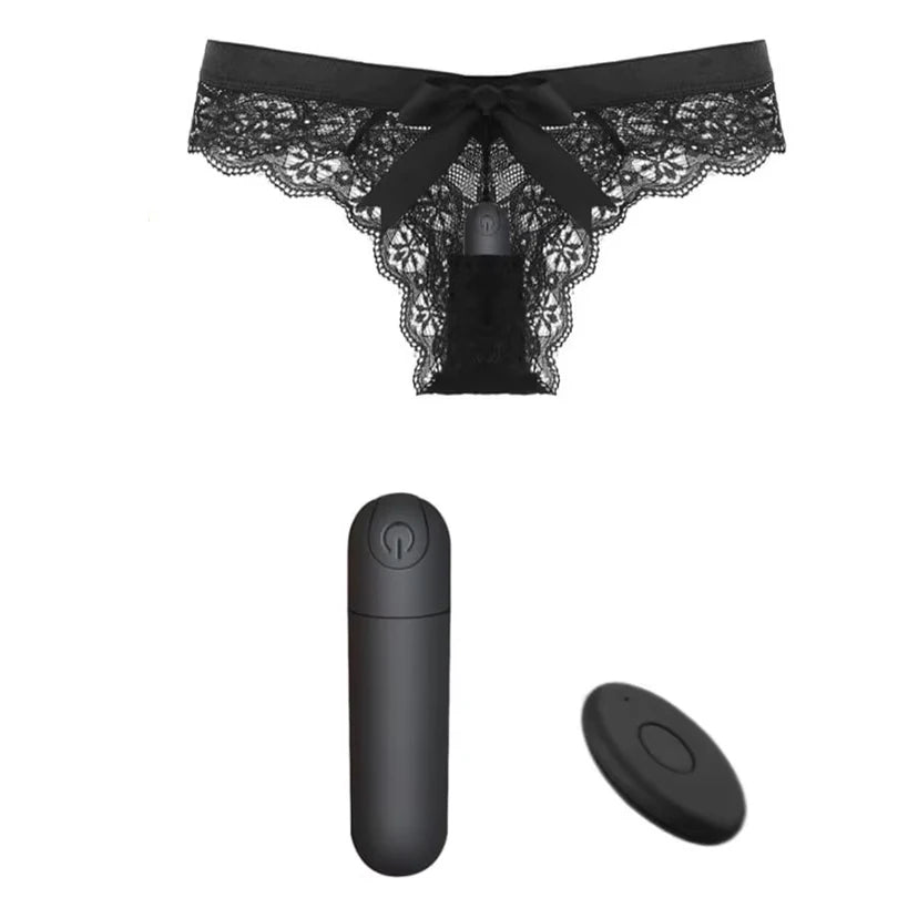 Remote Control Vibrator Bullet Panties for Women Travel Size Underwear Massager for Pleasure- G Spot Vibrating Panties Sex Toys Variety shop